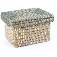 El Puente El Puente Aufbewahrungskorb mit Deckel "Haze" | Fair Trade & Handmade aus Bangladesch, Natur, – Produktbild 1 von 1
