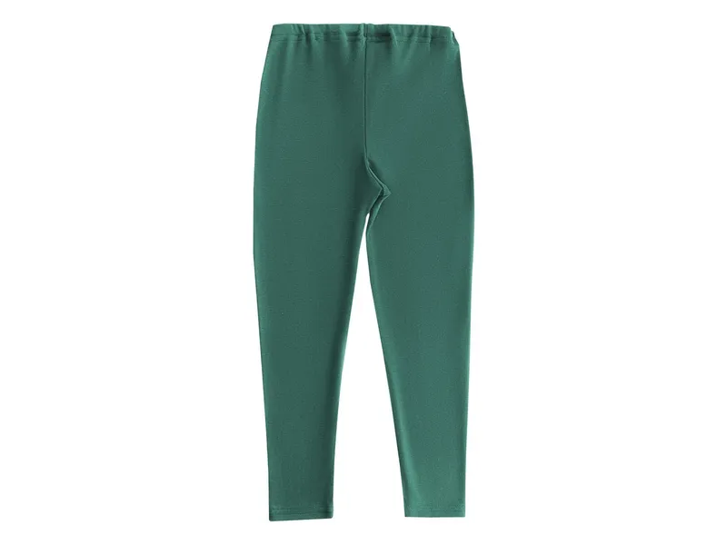 Leela Cotton Leela Cotton Baby Kinder Leggings Bio-Baumwolle Unisex 2051, Tanne (grün), – Produktbild 3 von 5