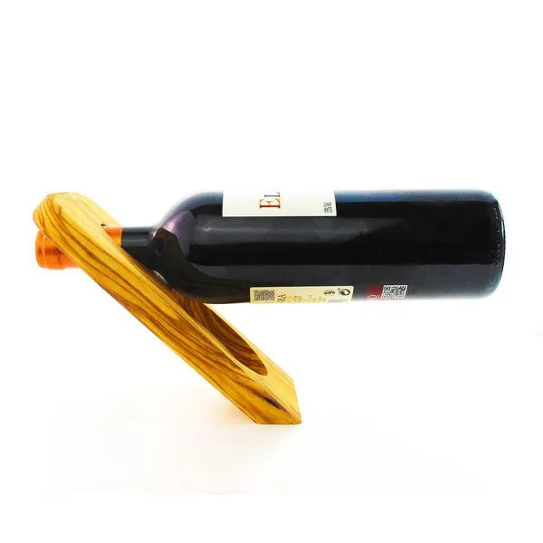 Mitienda Shop Mitienda Shop Weinflaschenhalter aus Holz | Untersetzer Leonardo – Produktbild 2 von 4