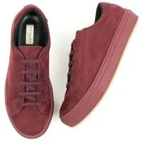 Will s Vegan Shop Will's Vegan Shop Farbige Sneaker Veganes Wildleder Damen, Weinrot veganes wildleder, – Produktbild 1 von 1