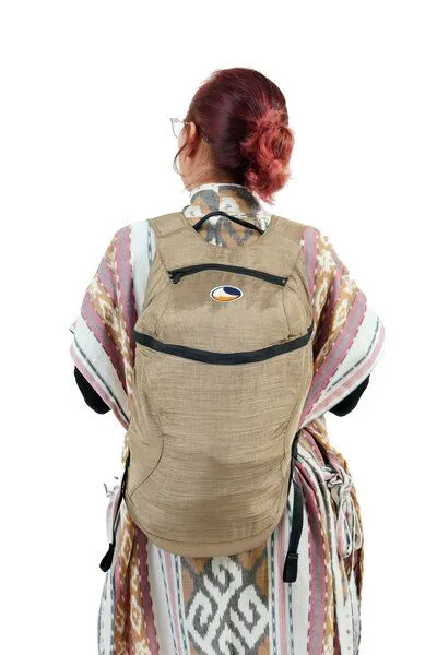 Ticket to the Moon Ticket to the Moon Ultraleicht Rucksack "Backpack Plus" (25l) aus upcyceltem Nylon, Beige, – Produktbild 2 von 3