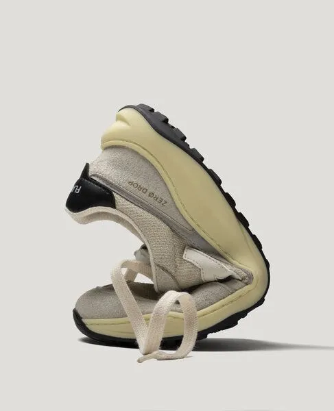 Flamingos Life Flamingos' Life ZERO Drop Barfußschuh - Sand olive/Taupe Vanilla/Ivory black, Schwarz, – Produktbild 4 von 4