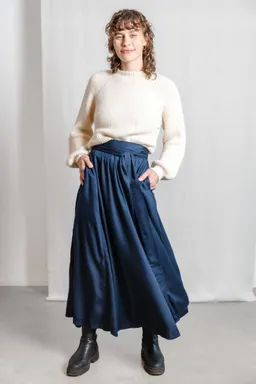 Jyoti - Fair Works Jyoti - Fair Works Damen vegan Rock Sarit Saphir Blau – Produktbild 1 von 1