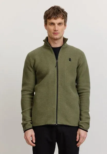 recolution recolution Sweatjacke BUXUS, Dark khaki, – Produktbild 2 von 3