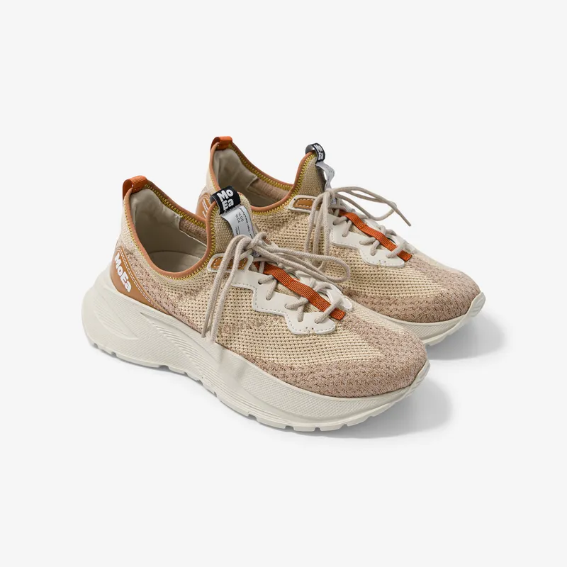 MoEa MoEa Herren vegan Sneaker Gen6 Mais Braun, Beige, – Produktbild 2 von 2