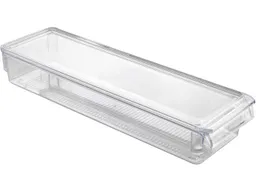 Metaltex Metaltex Kühlschrank Organizer "Frigo", klein mit Deckel, 10 x 37 x 5 cm – Produktbild 1 von 1