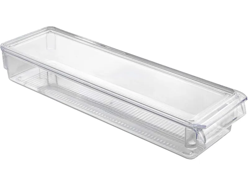 Metaltex Metaltex Kühlschrank Organizer "Frigo", klein mit Deckel, 10 x 37 x 5 cm – Produktbild 2 von 3