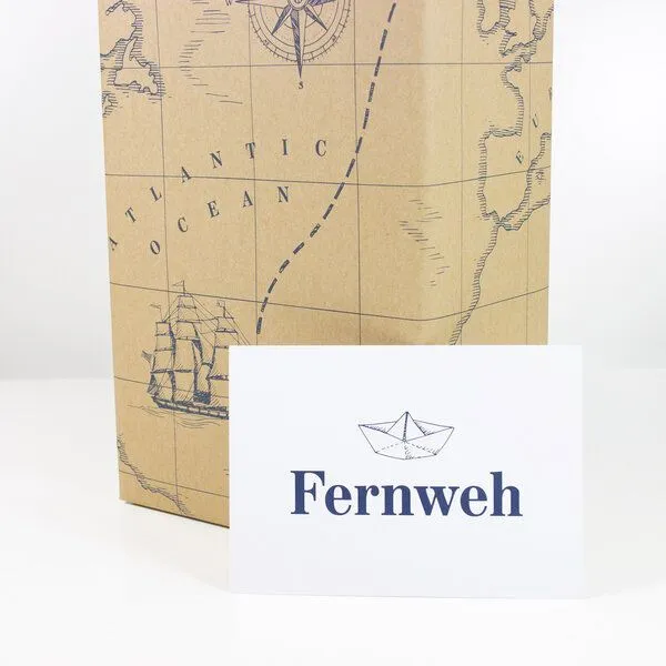 Bow & Hummingbird Bow & Hummingbird Postkarte Fernweh – Produktbild 2 von 2