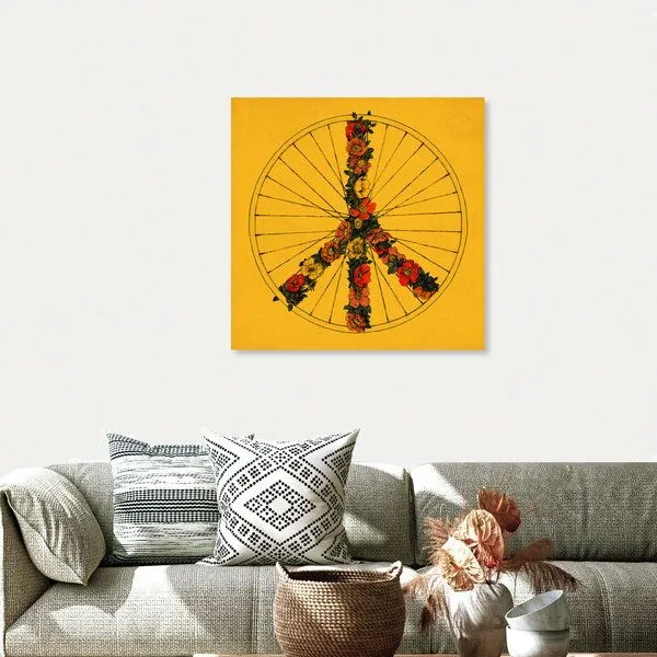 Photocircle Photocircle Poster / Leinwandbild - Peace and Bike – Produktbild 4 von 4