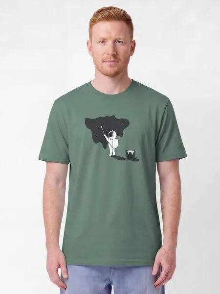 watapparel watapparel T-Shirt Unisex Painting space, Green bay, – Produktbild 2 von 2