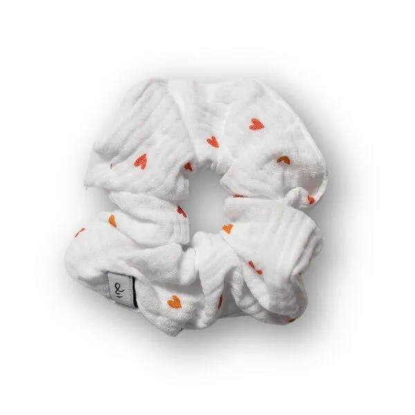 Hutch&Putch Hutch&Putch Musselin-Scrunchie • Kinder, Little love, – Produktbild 2 von 2