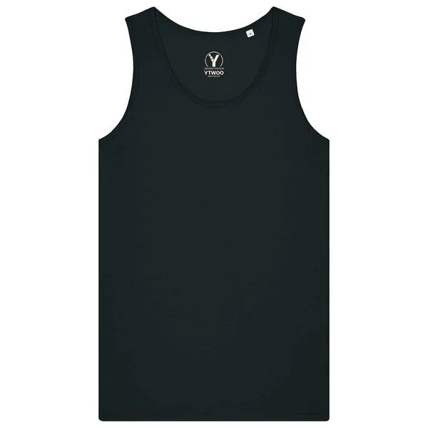 YTWOO YTWOO Basic Herren-Tanktop aus nachhaltiger Bio-Baumwolle, Schwarz, – Produktbild 1 von 2