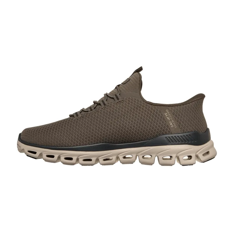 Skechers Skechers Glide Step Slipper Schuhe schwarz Herren SLIP-INS 233010 für Herren, grün, Größe 46 EU, Grün, – Produktbild 3 von 5