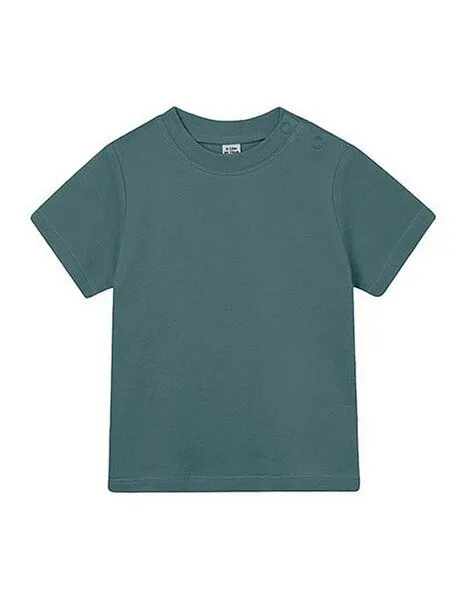 Babybugz Babybugz Baby T-Shirt 0 - 36 Monate 200 g/m² Bio Baumwolle Vegan, Moon grey, – Produktbild 2 von 3