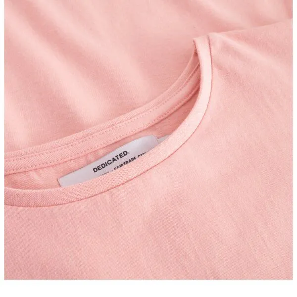 Dedicated Dedicated T-Shirt Visby Base, Silver pink, – Produktbild 3 von 4