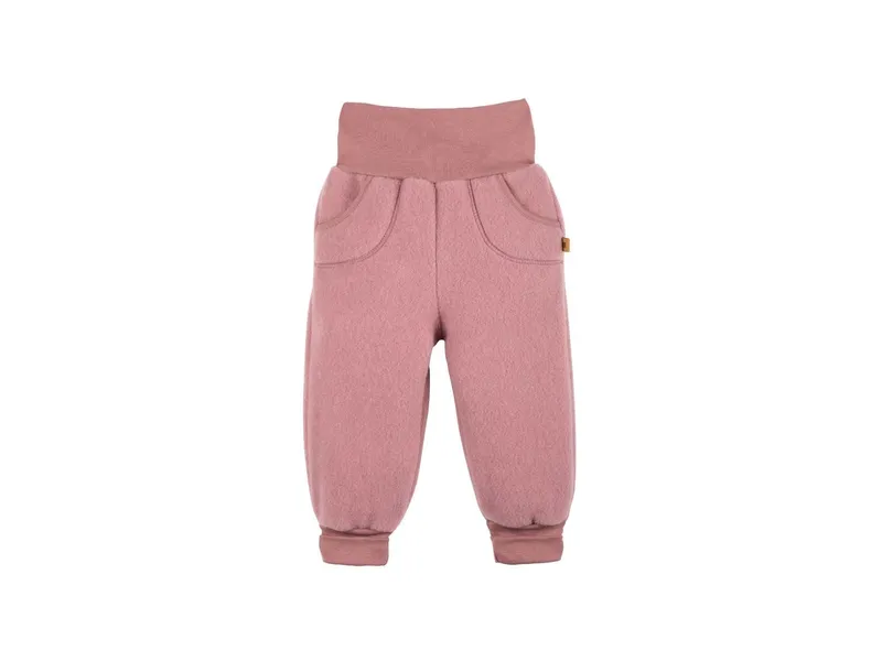 Pure pure by Bauer PURE PURE by Bauer Baby und Kinder Hose Bio-Merinowolle Fleece shadow rose Gr. 92, Rosa, – Produktbild 1 von 1