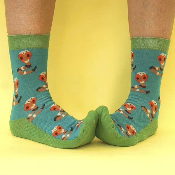 Fräulein Prusselise Fräulein Prusselise 3er spezial Socken Pack Tiere, Eisbär, Kobra, Hai, bunt, Bunt, – Produktbild 3 von 4