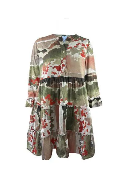 Sophia Schneider-Esleben Sophia Schneider-Esleben Emma - Damenkleid aus Bio-Baumwolle, Mohn, – Produktbild 1 von 4
