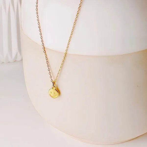 ELEKTROPULLI Elektropulli Smiley Kette, Gold, – Produktbild 1 von 4