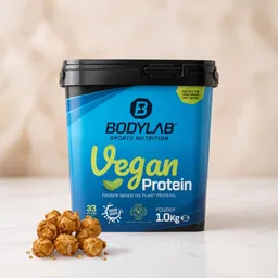 Bodylab24 Vegan Protein - 1000g - Popcorn – Produktbild 1 von 1