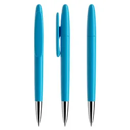 prodir prodir® Drehkugelschreiber DS5 TPC Twist, blaue Mine, cyanblau – Produktbild 1 von 1