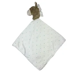 Pat und Patty Pat und Patty Personalisertes Schmusetuch/ Schnuffeltuch, Greifling "Pferd" ,Farbe : beige oder messing, 100 % Baumwolle-kbA – Produktbild 1 von 1