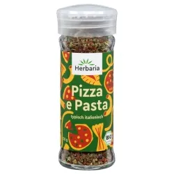 Herbaria Herbaria Bio-Gewürzmischung "Pizza e Pasta" im Glasstreuer, 50 g – Produktbild 2 von 2