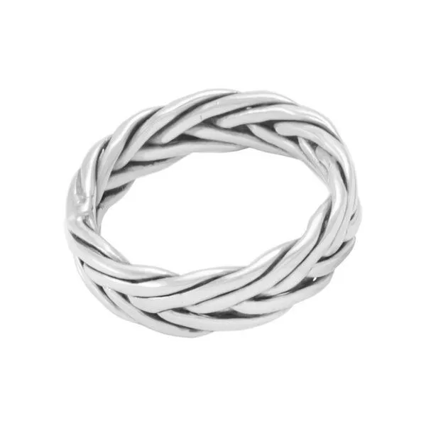 pakilia pakilia Silber Ring geflochten Fair-Trade und handmade – Produktbild 2 von 4