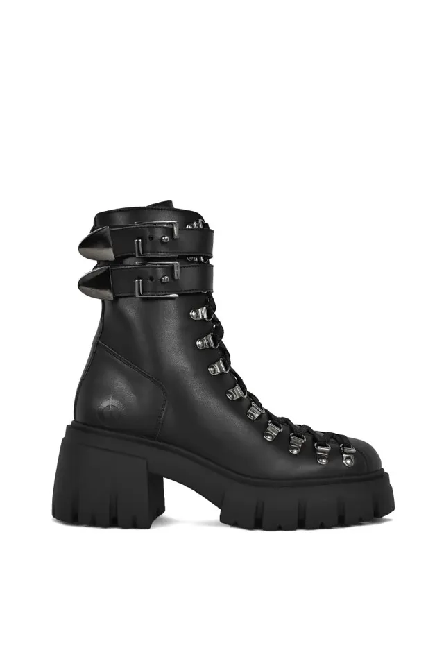 Altercore Altercore Damen vegan Stiefel Chloe Ii, Schwarz, – Produktbild 1 von 3