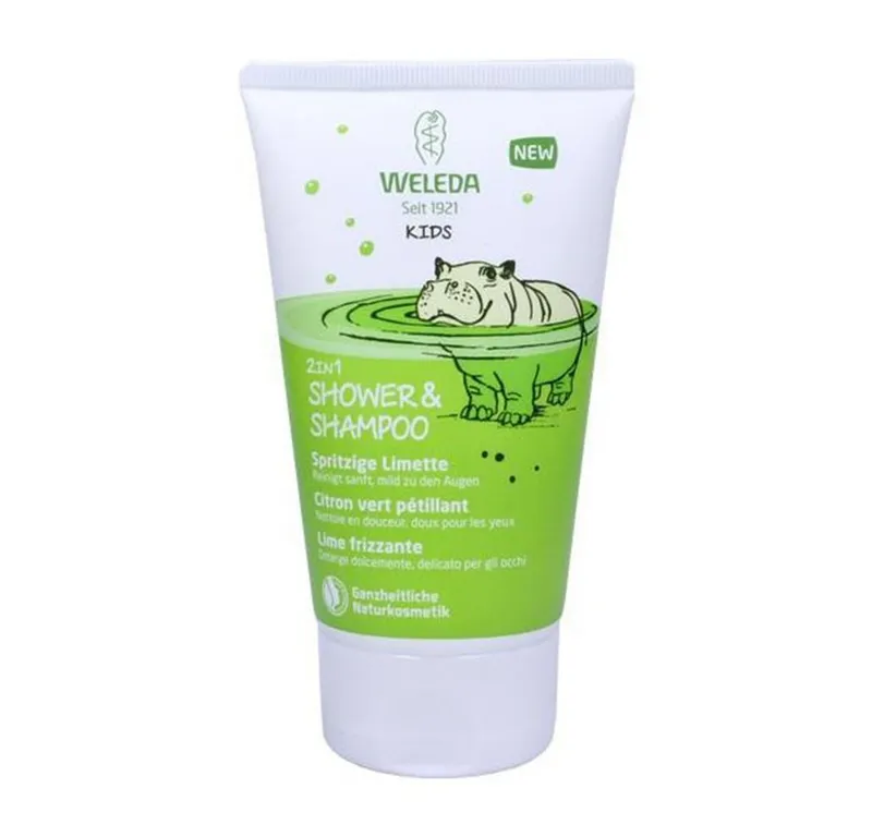 Weleda Weleda Kids 2in1 Shower & Shampoo Spritzige Limette 150 ml – Produktbild 4 von 4