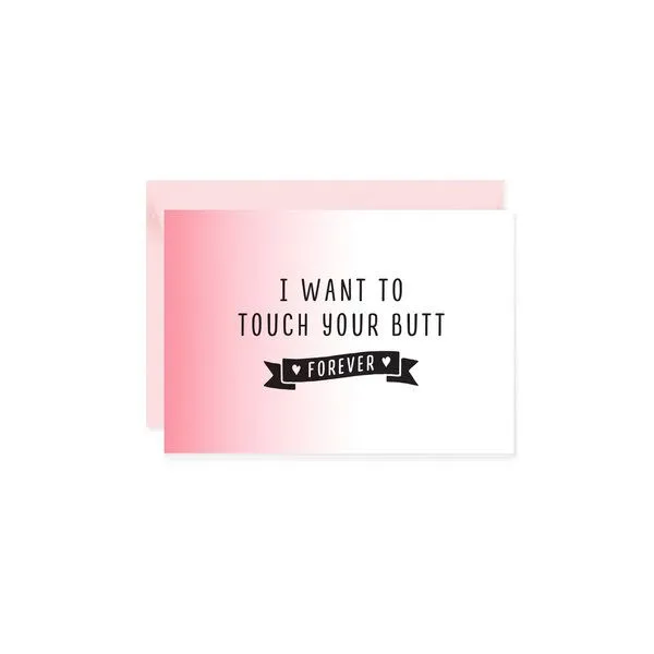 Bow & Hummingbird Bow & Hummingbird Mini-Grußkarte I want to ... – Produktbild 1 von 2