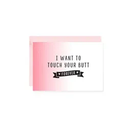 Bow & Hummingbird Bow & Hummingbird Mini-Grußkarte I want to ... – Produktbild 1 von 1
