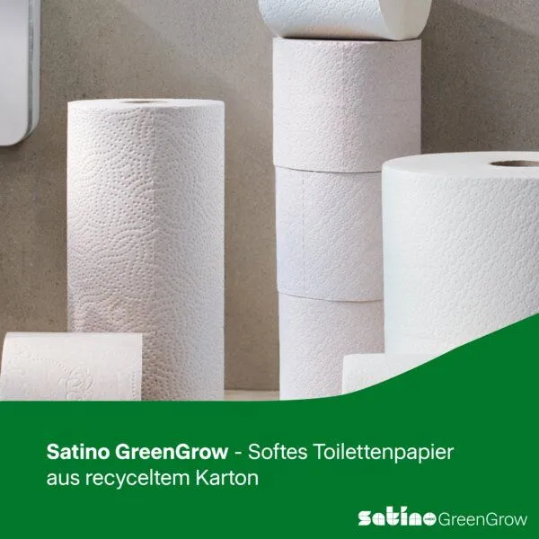 Satino by WEPA Satino by WEPA GreenGrow Toilettenpapier Kleinrollen 40x400 – Produktbild 4 von 4
