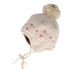 Maximo Maximo Winter-Strickmütze mit Bommel Blumen – Produktbild 1 von 1