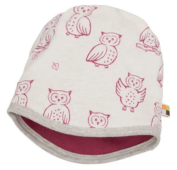 loud + proud loud + proud Babys & Kinder Mütze Wollwalk, GOTS-zertifiziert, Rouge(pink), – Produktbild 2 von 3