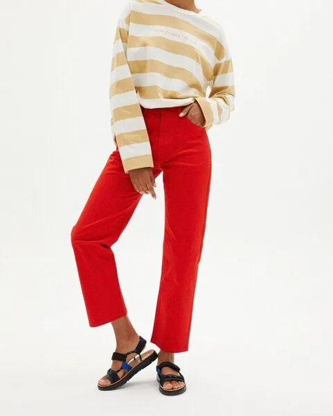 thinking mu thinking mu Red Nele Pants – Produktbild 2 von 2