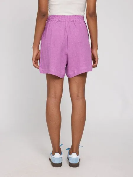Mazine Mazine Shorts Linen, Violet pink, – Produktbild 3 von 4