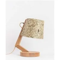 ALMUT von Wildheim ALMUT von Wildheim dimmbare Tischlampe aus Eiche mit Lampenschirm aus Naturmaterialien – Produktbild 1 von 1