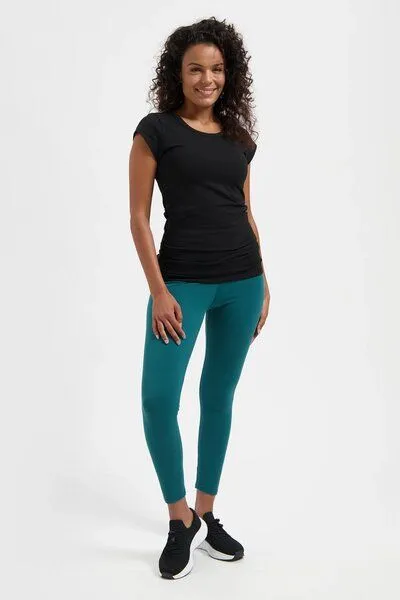 Urban Goddess Urban Goddess Zefira Yoga Tee, Onyx black (schwarz), – Produktbild 4 von 4