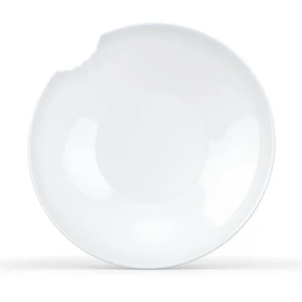 FIFTYEIGHT PRODUCTS FIFTYEIGHT PRODUCTS 2er-Set kleine tiefe Teller „Mit Biss“ (Ø 18 cm) – Produktbild 1 von 4
