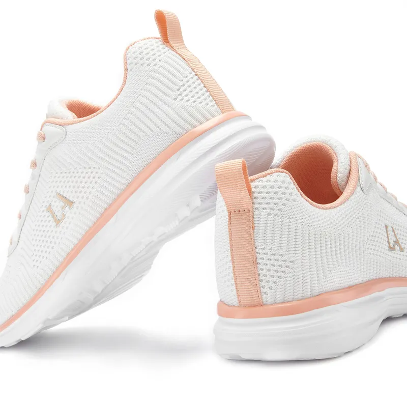 Lascana Sneaker, Weiß/lachsfarben, – Produktbild 1 von 3