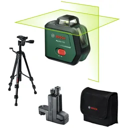 Bosch Professional Bosch Professional Bosch Kreuzlinien-Laser PLL360-15G Premium Set, incl. 1x Akku BA 3.6V 2 Ah, Stativ, Zubehör, Tasche – Produktbild 1 von 1