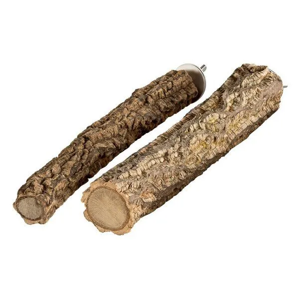 Kork-Deko Kork-Deko Sitzstange aus Kork-Rinde für Vögel | 2er-Set – Produktbild 7 von 7