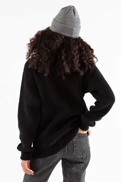 JECKYBENG JECKYBENG The MERINO TROYER, Schwarz, – Produktbild 3 von 3