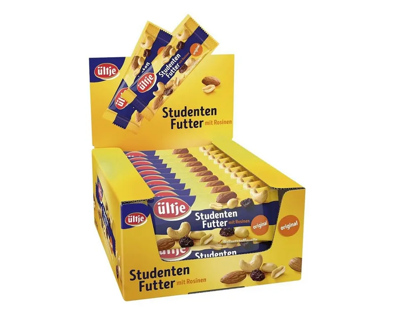 UELTJE Nüsse Original, Studentenfutter mit Rosinen, 20x 50 g – Produktbild 2 von 2