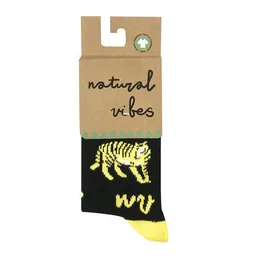 Natural Vibes Natural Vibes Socken Bio GOTS Bunte Socken Kinder Kids Tiger Socks – Produktbild 1 von 1
