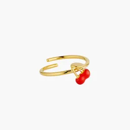 Design Letters Darling ring enamel collection, vergoldet – Produktbild 1 von 1