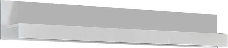 Home affaire Wohnwand Carat, (Set, 4-St), wird jeweils mit zwei Leisten angeliefert, 1 x grau, 1 x weiss, Weiß, – Produktbild 3 von 5