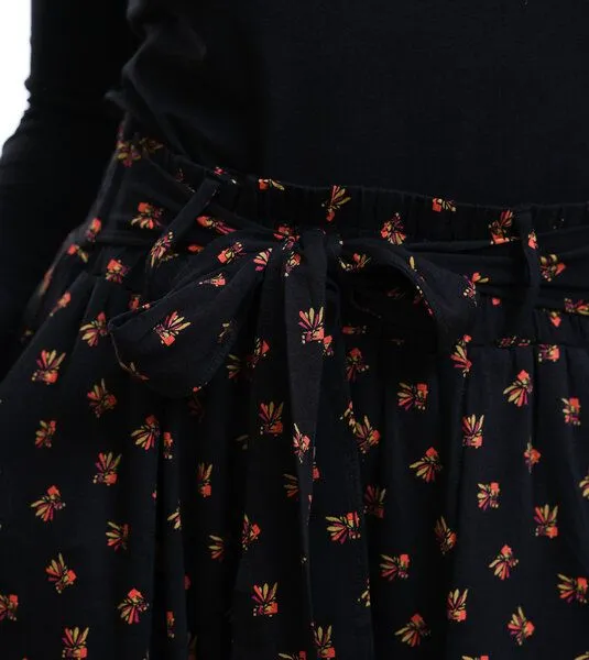 Gary Mash GARY MASH Midirock Hailey TENCEL Lyocell Mix, Floral (schwarz), – Produktbild 4 von 4