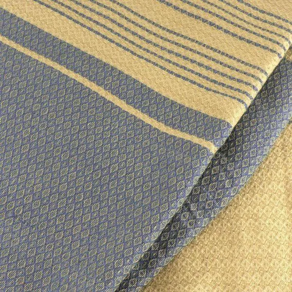 Karawan authentic Karawan authentic Fouta Hamamtuch aus reiner Bio-Baumwolle 200 × 100 cm (Stil SAND), Natural, – Produktbild 4 von 8